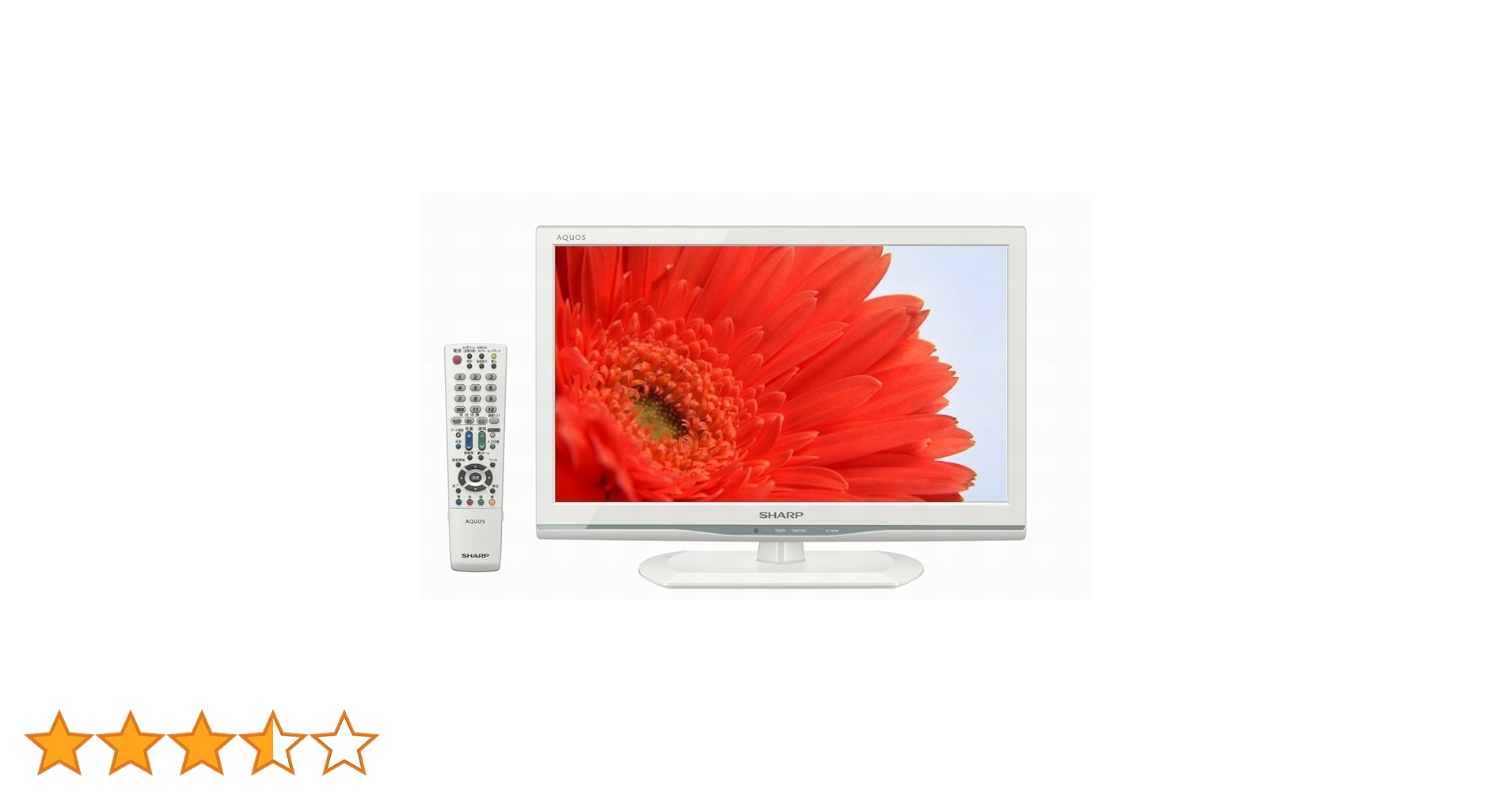 SHARP AQUOS LC-19K30 19V型 液晶テレビ　ホワイト 71GWWZ-iawL.jpg_BO30,255,255,